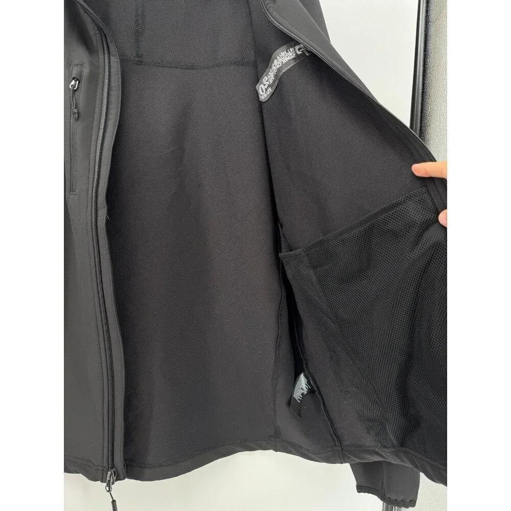 The North Face Windwall Softshell Black Full Zip Jacket Men’s Sz L